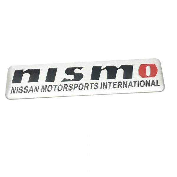 αυτοκόλλητο μεταλλικό nissan nismo metal sticker