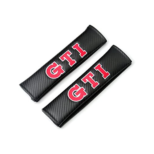 μαξιλαράκια ζώνης gti Carbon Μαύρα seatbelts cushions belt covers black