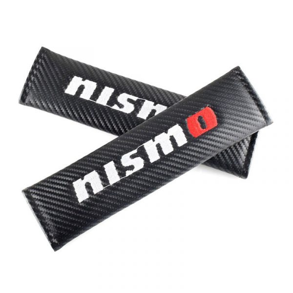 μαξιλαράκια ζώνης nismo Carbon Μαύρα seatbelts cushions belt covers black