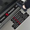 αυτοκολλητα μασπιέ carbon peugeot car door step sticker