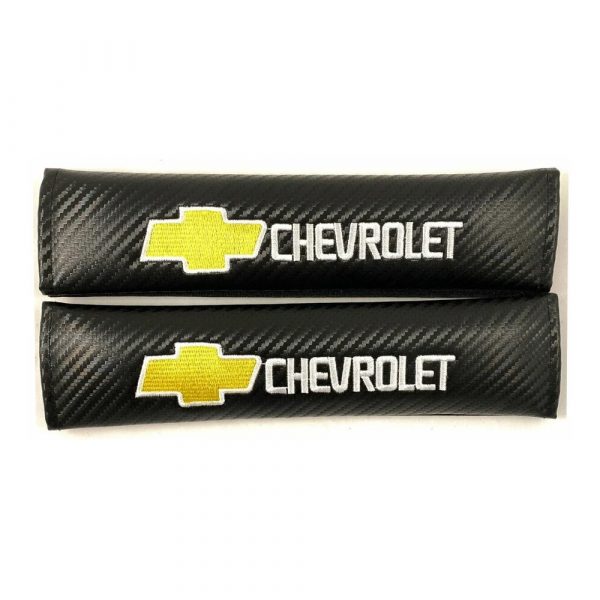 μαξιλαράκια ζώνης chevrolet Carbon Μαύρα seatbelts cushions belt covers black