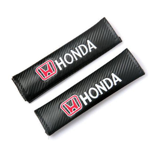 μαξιλαράκια ζώνης honda Carbon Μαύρα seatbelts cushions belt covers black